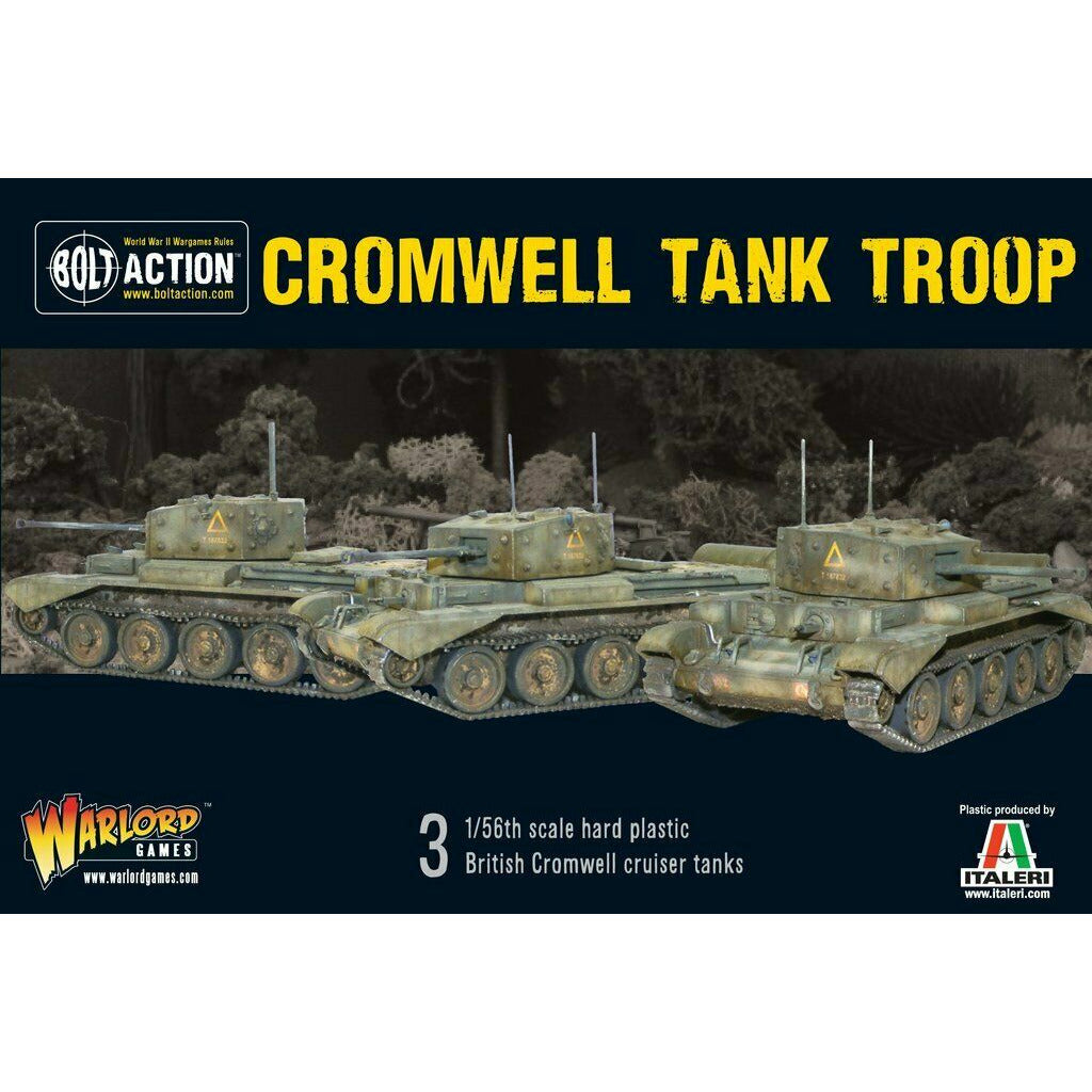 Bolt Action British Cromwell Tank Troop New - TISTA MINIS