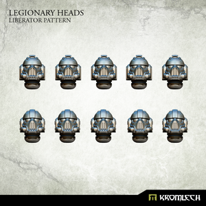 Kromlech Legionary Heads: Liberator Pattern (10) New - TISTA MINIS