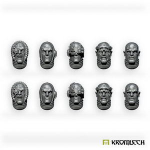 Kromlech	Imperial Crusaders Heads (10) New - Tistaminis