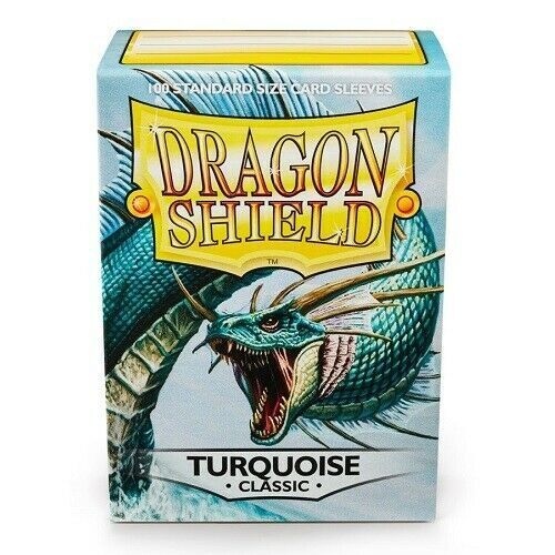 Dragon Shield Sleeves  Classic Turquoise (100) New - Tistaminis