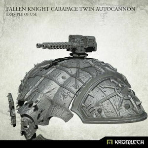 Kromlech Fallen Knight Carapace Twin Autocannon (1) New - TISTA MINIS