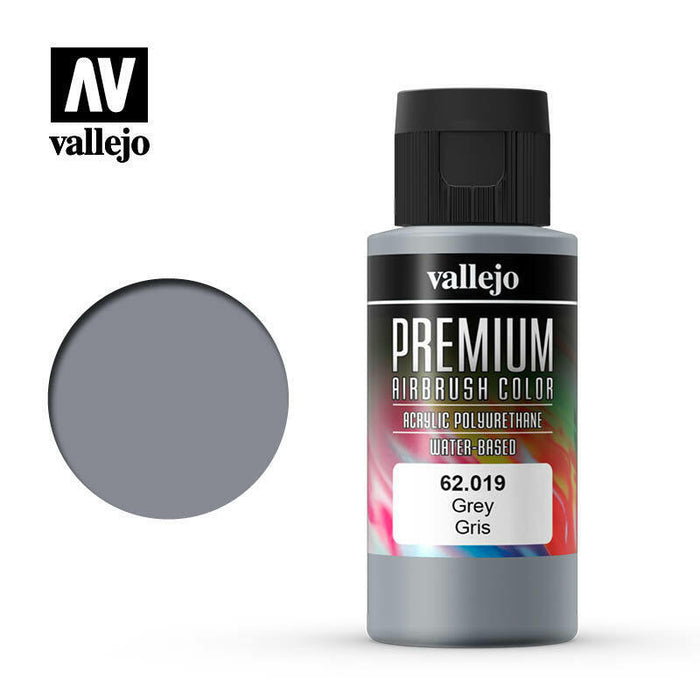 Vallejo Premium Color Paint Grey - VAL62019 - Tistaminis