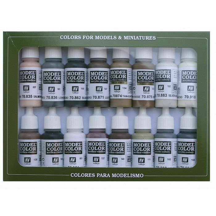 Vallejo VAL70144 EQUESTRIAN COLORS (16PC/SET) Paint Set New - TISTA MINIS