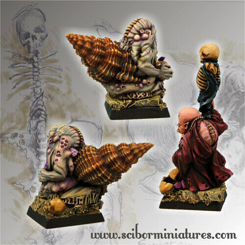 Scibor Miniatures Shaman and Mutant Snails New - TISTA MINIS