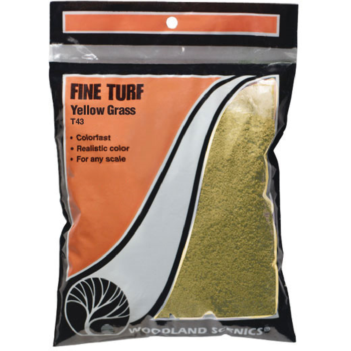 Woodland Scenics Fine Turf-Yellow Grass (12 Oz) WOO43 - TISTA MINIS