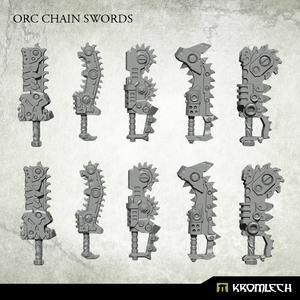 Kromlech Orc Chain Swords (10) New - Tistaminis