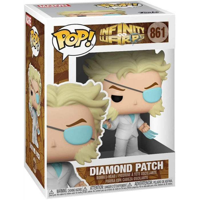 Funko Pop! MARVEL INFINITY WARPS DIAMOND PATCH #861 Vinyl Figure New - Tistaminis