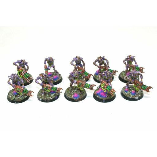 Warhammer Necrons Warriors With Gauss Reapers Well Painted JYS93 - Tistaminis