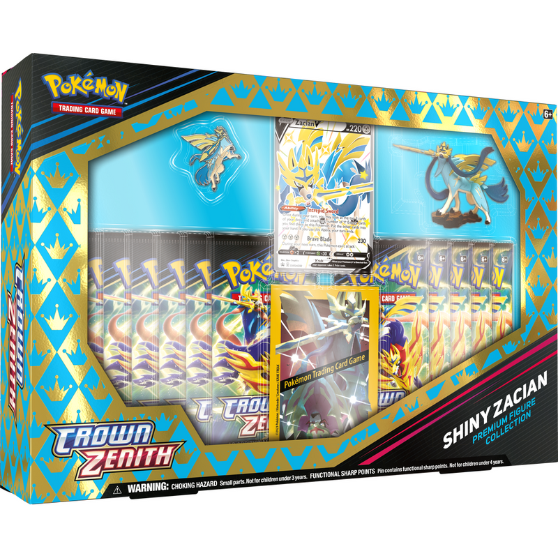 Pokemon Crown Zenith	Premium Figure Collection - Zacian V Jan 20 Pre-Order - Tistaminis