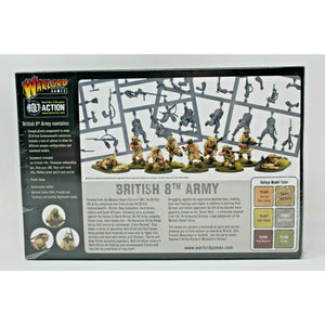 Bolt Action British 8th Army Commonwealth Western Desert Infantry New - TISTA MINIS