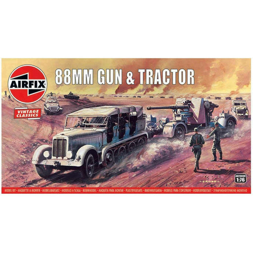 Airfix GERMAN 88MM FLAK GUN & TRACTORAIR02303 (1/76) New - TISTA MINIS