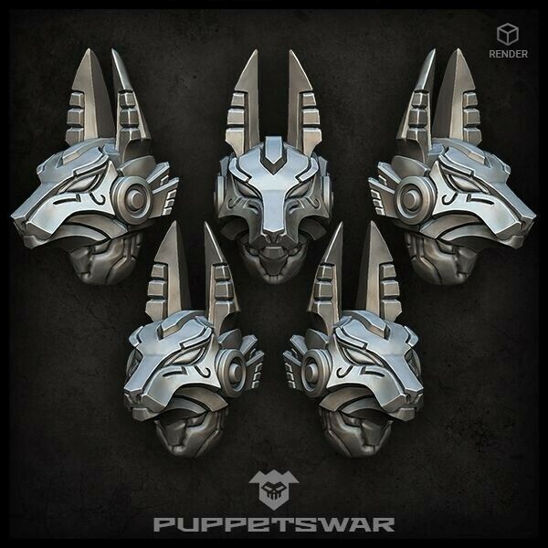 Puppets War Anubis Helmets v2 New - Tistaminis