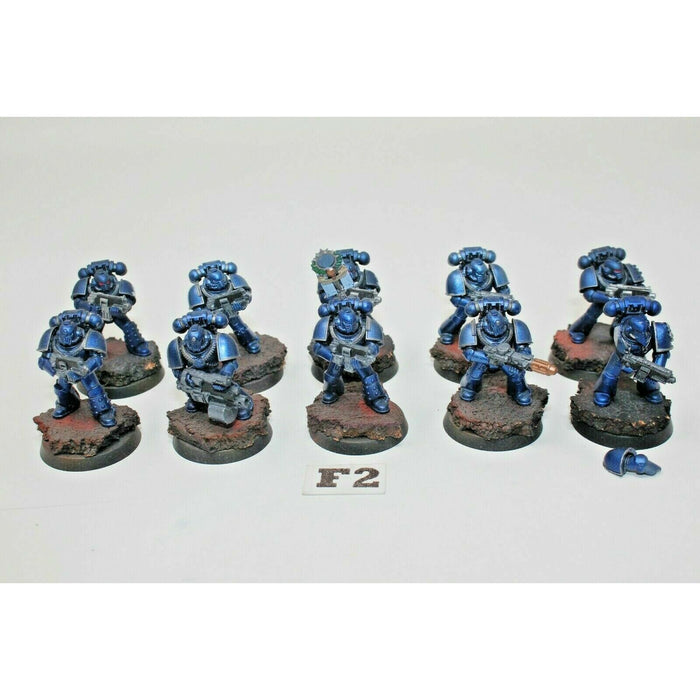 Warhammer Space Marines Mark IV Tactical Squad Well Painted - F2 - Tistaminis