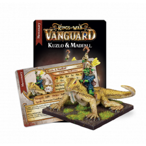 Kings of War Kuzlo and Madfall Mercenary Booster New - TISTA MINIS