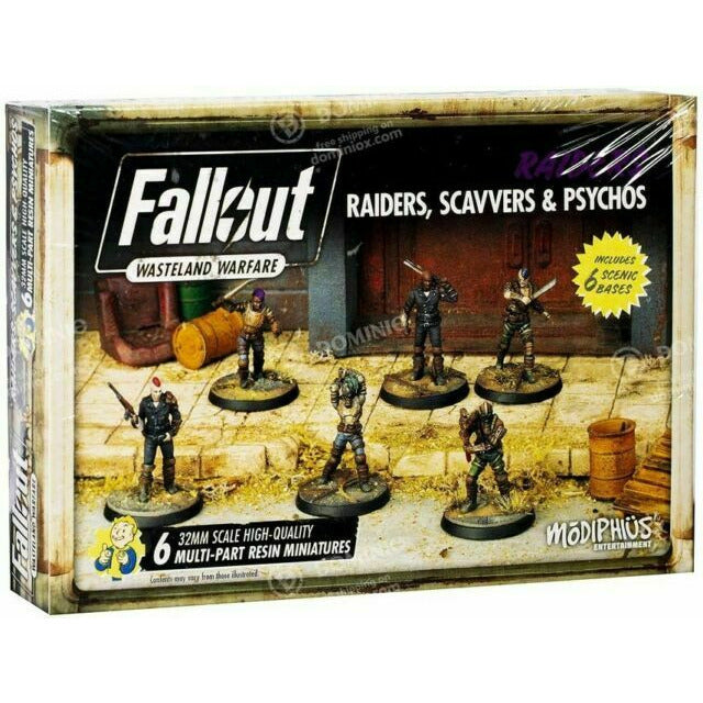 FALLOUT RAIDERS, SCAVVERS AND PSYCHOS New - Tistaminis