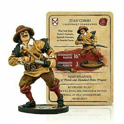 Blood & Plunder Juan Corso Legendary Commander New - TISTA MINIS