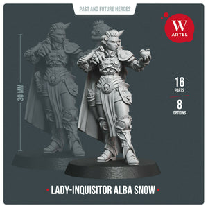 Artel Miniatures - Lady-Inquisitor Alba Snow New - TISTA MINIS