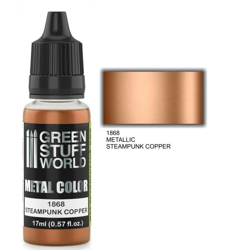 Green Stuff World Metallics Metallic Paint STEAMPUNK COPPER - Tistaminis
