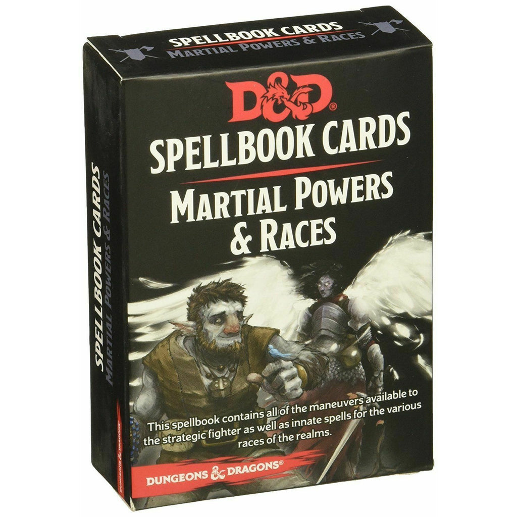 D&D Spellbook Cards - Martial Powers and Races | TISTAMINIS