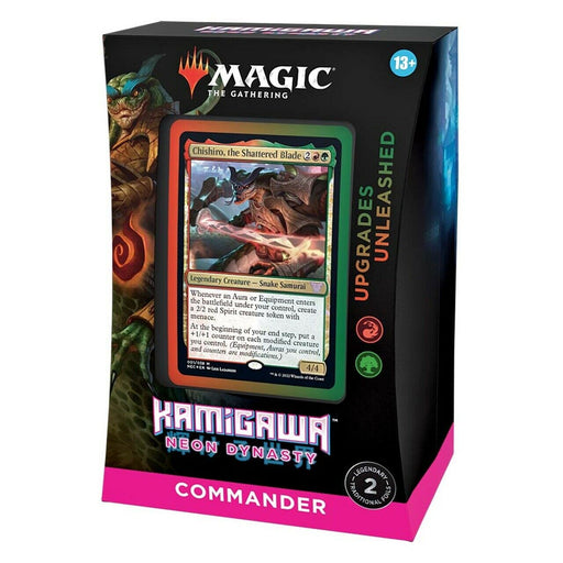 Magic the Gathering: Kamigawa Neon Dynasty Commander Deck - Upgrades Unleashed - Tistaminis