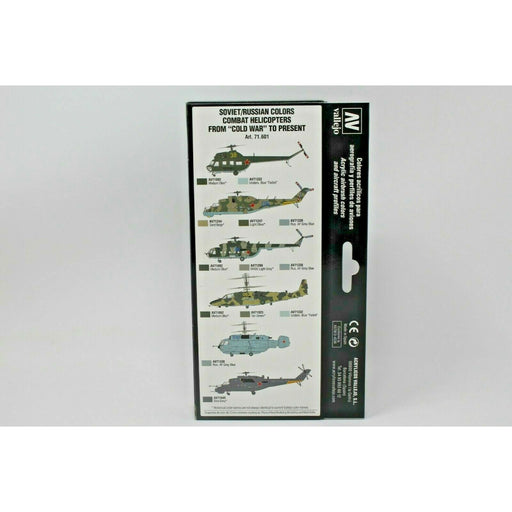 Vallejo Model Air Paint Set: Soviet/Russian Helicopters - VAL71601 | TISTAMINIS