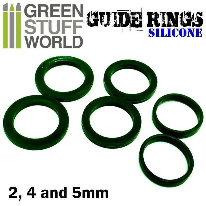 Green Stuff World Silicone Rolling Guide Rings New - TISTA MINIS