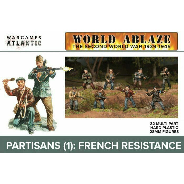 Wargames Atlantic Partisans (1) French Resistance New - Tistaminis