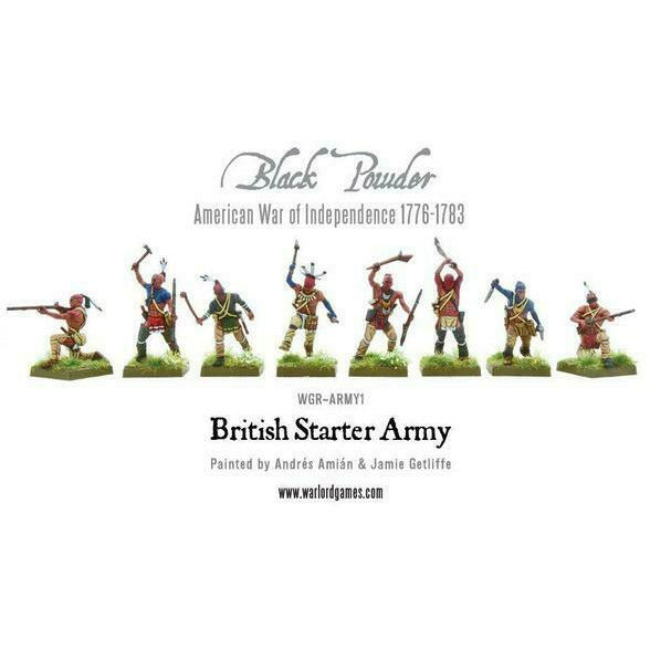 Black Powder American War of Independence British Army Starter Set New - TISTA MINIS