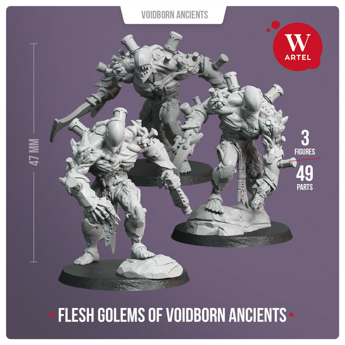 Artel Miniatures - Flesh Golems of Voidborn Ancients New - TISTA MINIS