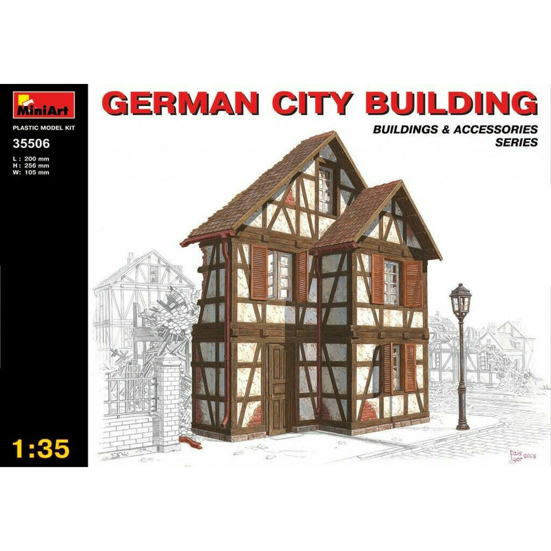 MiniArt German City Building (1/35) New - TISTA MINIS