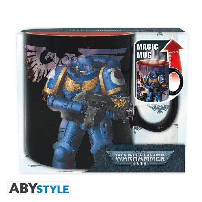 WARHAMMER 40K HEAT CHANGE MUG ULTRAMARINE/LEGION Pre-Order - Tistaminis