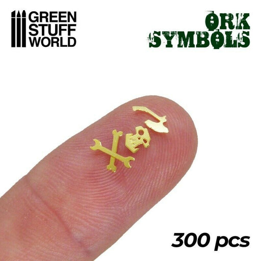 Green Stuff World Ork Runes and Symbols New - TISTA MINIS