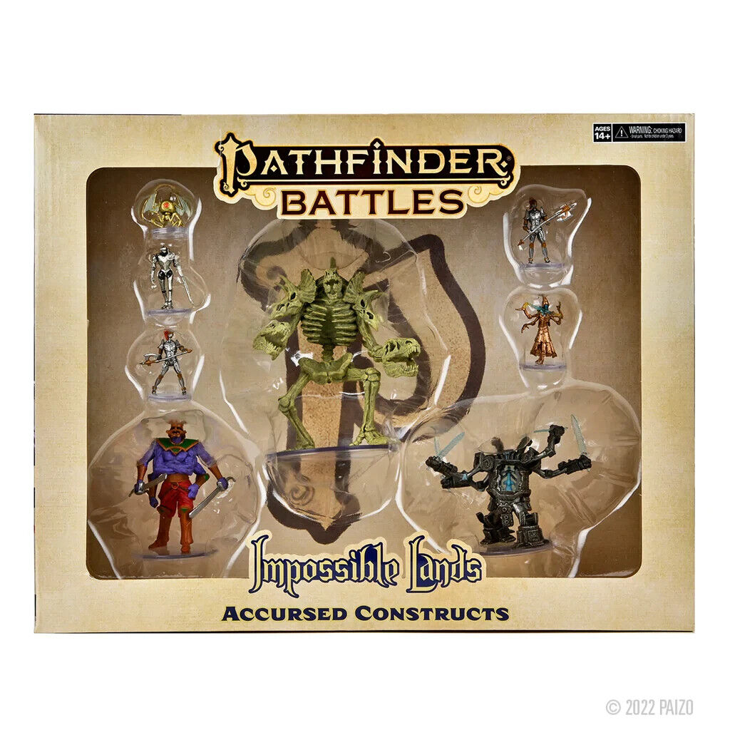 Pathfinder Battles: Impossible Lands: Accursed Constructs Boxed Set New - Tistaminis