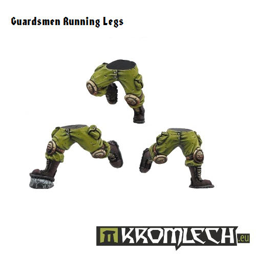 Kromlech Running Guardsmen Legs New - TISTA MINIS