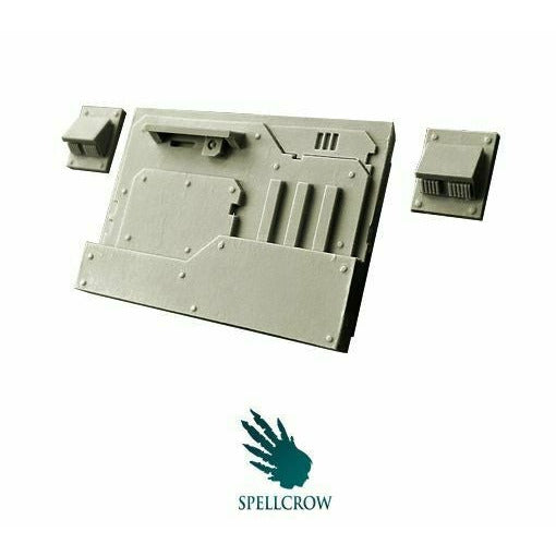 Spellcrow Armoured Front Plate for Light Vehicles - SPCB5848 - TISTA MINIS