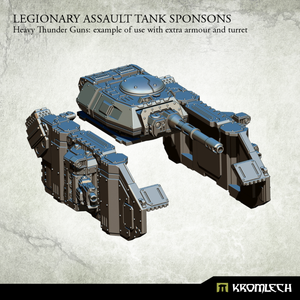 Kromlech Legionary Assault Tank Sponsons: Heavy Thunder Guns - TISTA MINIS