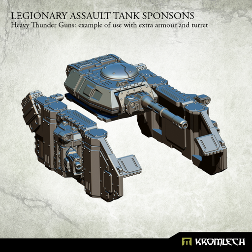 Kromlech Legionary Assault Tank Sponsons: Heavy Thunder Guns - TISTA MINIS