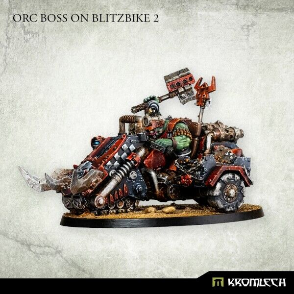 Kromlech	Orc Boss on Blitzbike 2 New - Tistaminis