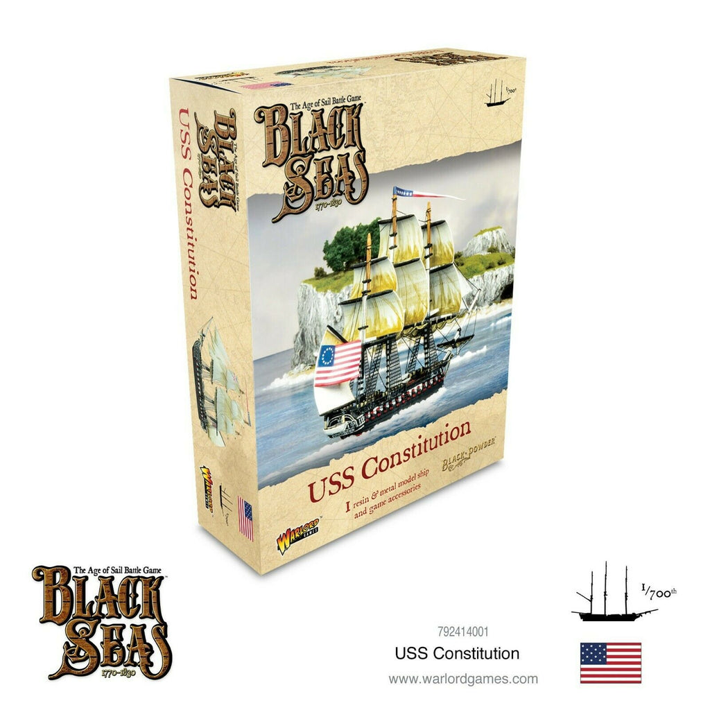 Black Seas USS Constitution New - TISTA MINIS