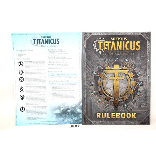 Warhammer Titanicus Rulebook And Reference Sheet - BKS7 - Tistaminis