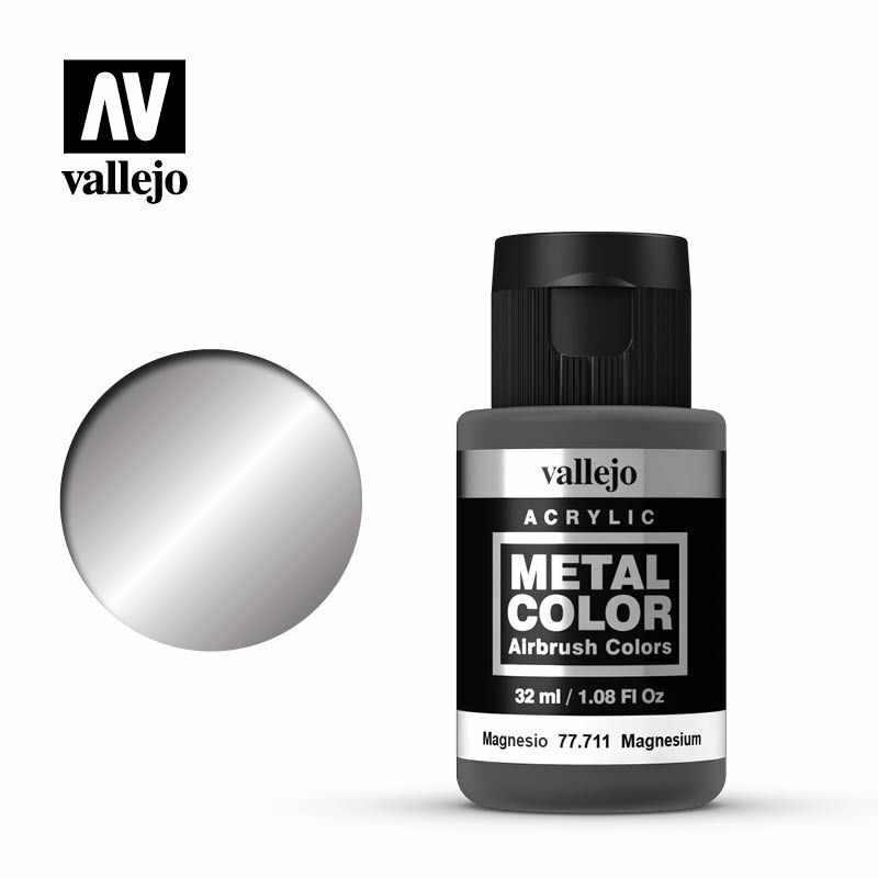 Vallejo Metal Colour Paint Magnesium 32 ml (77.711) - Tistaminis