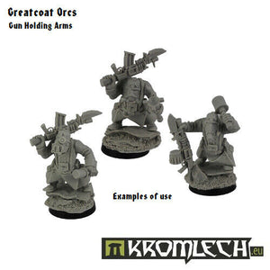 Kromlech Greatcoats Gun Holding Arms New - TISTA MINIS