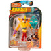 CRASH BANDICOOT 4.5" ACTION FIGURE: RETRO CRASH WITH IKAIKA MASK New - Tistaminis