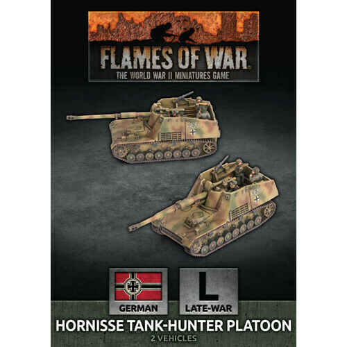 Flames of War German Hornisse Tank-Hunter Platoon (x2) April 10 Pre-Order - TISTA MINIS