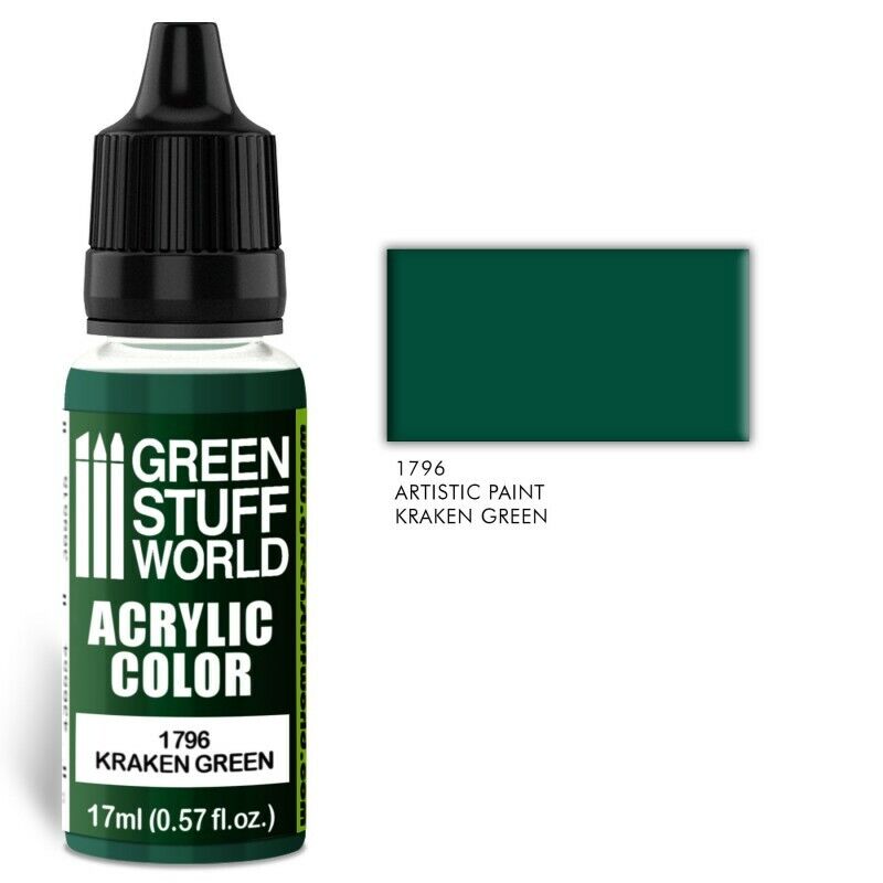 Green Stuff World Acrylic Color Kraken Green - Tistaminis
