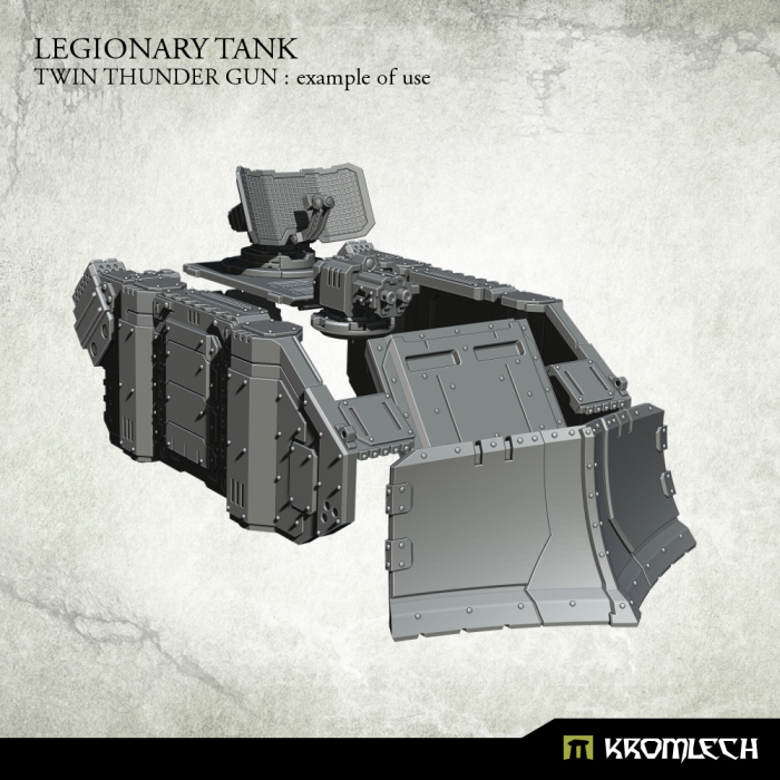 Kromlech Legionary Tank: Twin Thunder Gun (1) New - TISTA MINIS