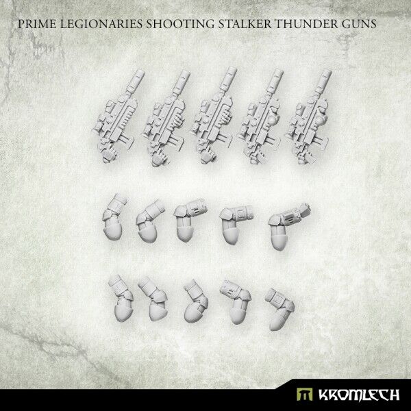 Kromlech	Prime Legionaries Shooting Stalker Thunder Guns (5) New - Tistaminis