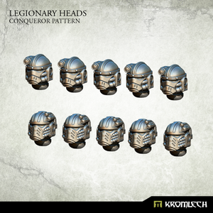 Kromlech Legionary Heads: Conqueror Pattern (10) New - TISTA MINIS