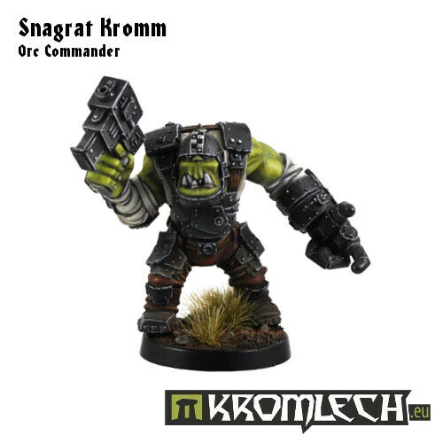 Kromlech Snagrat Kromm - Orc Commander New - TISTA MINIS