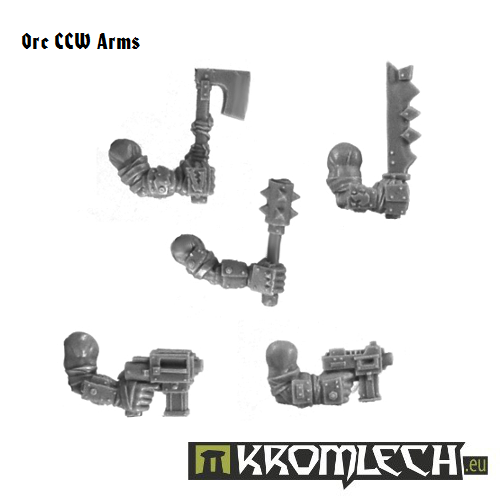 Kromlech Orc CCW Arms New - TISTA MINIS